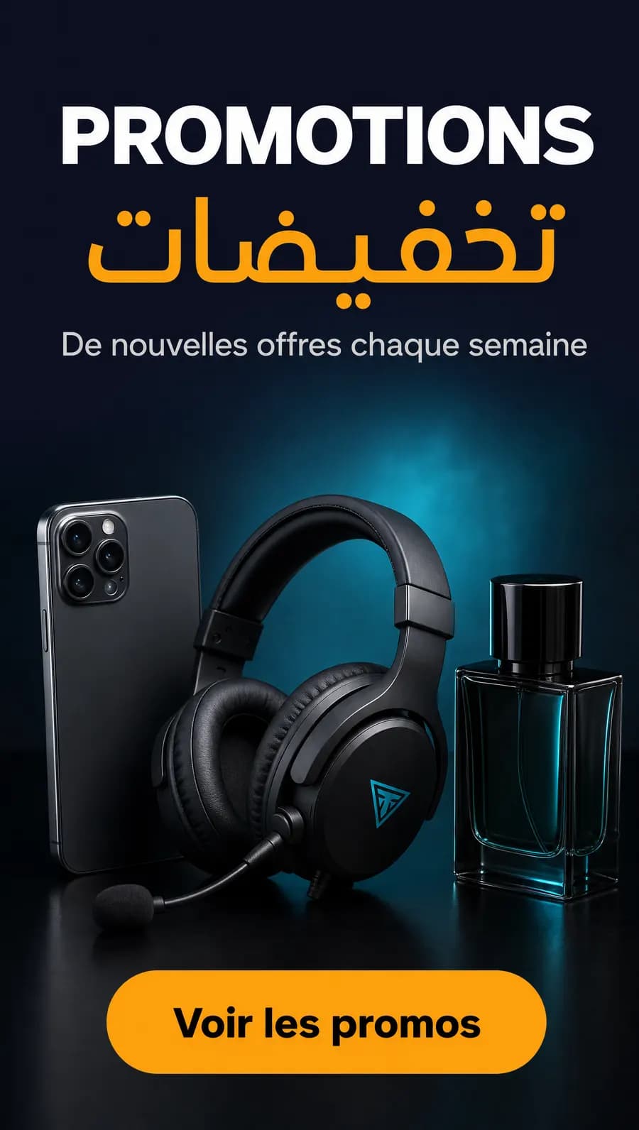 Promotions JoudaShop — électronique, gaming et parfums