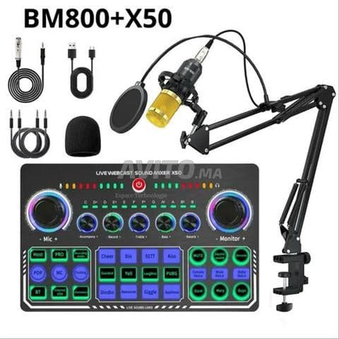 Microphone BM800 V8/X50 Professionnel à Condensateur — Photo 2