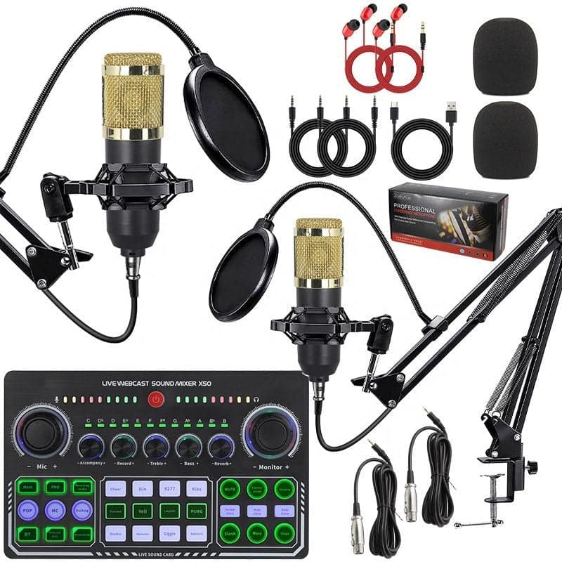 Microphone BM800 V8/X50 Professionnel à Condensateur — Photo 3