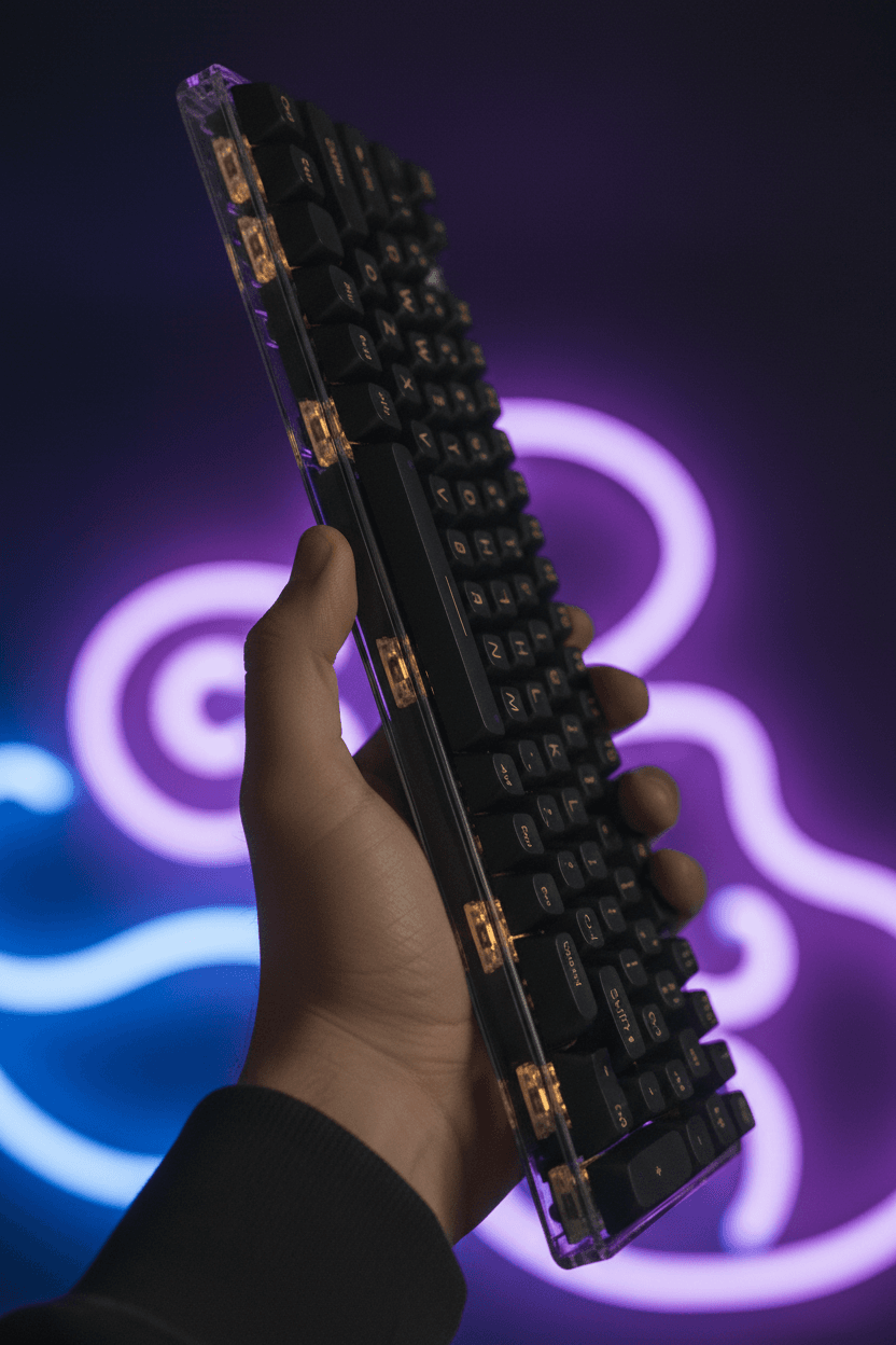 Clavier Mécanique Gaming Jedel KL-139 – 97 Touches Crystal Switch | RGB — Photo 2