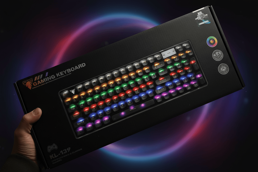 Clavier Mécanique Gaming Jedel KL-139 – 97 Touches Crystal Switch | RGB — Photo 4