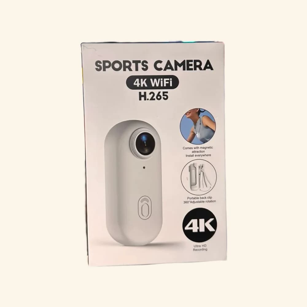 Caméra Sport 4K WiFi H.265 Magnétique Ultra HD