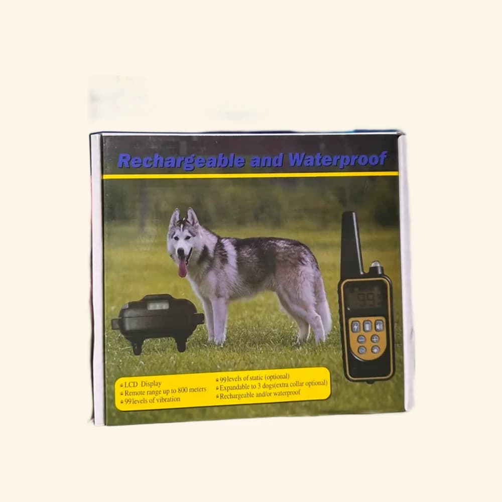 Collier de Dressage Chien Rechargeable Étanche 800m
