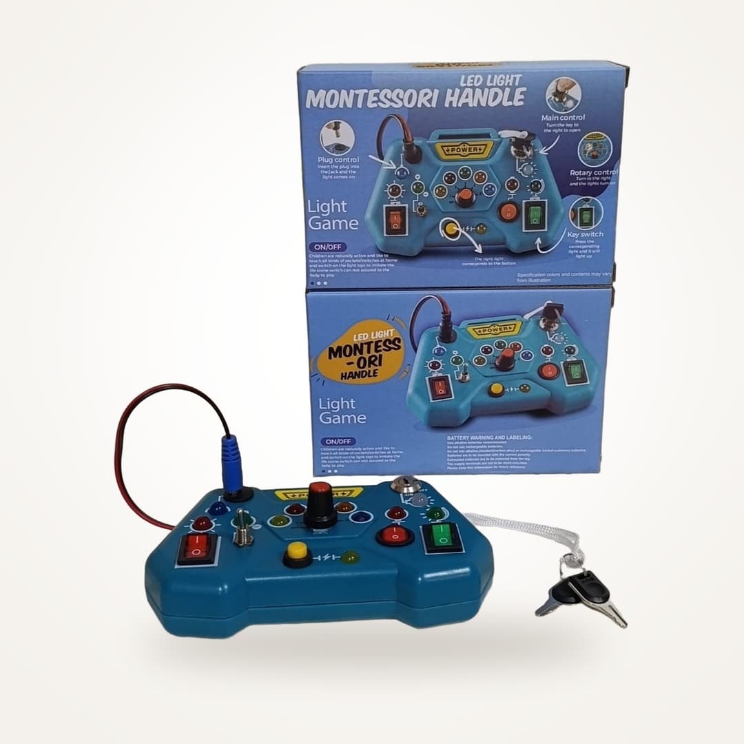 Manette Montessori Lumineuse Avec Interrupteurs