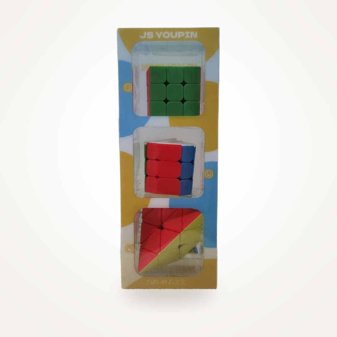 Lot 3 Casse-têtes Cubes