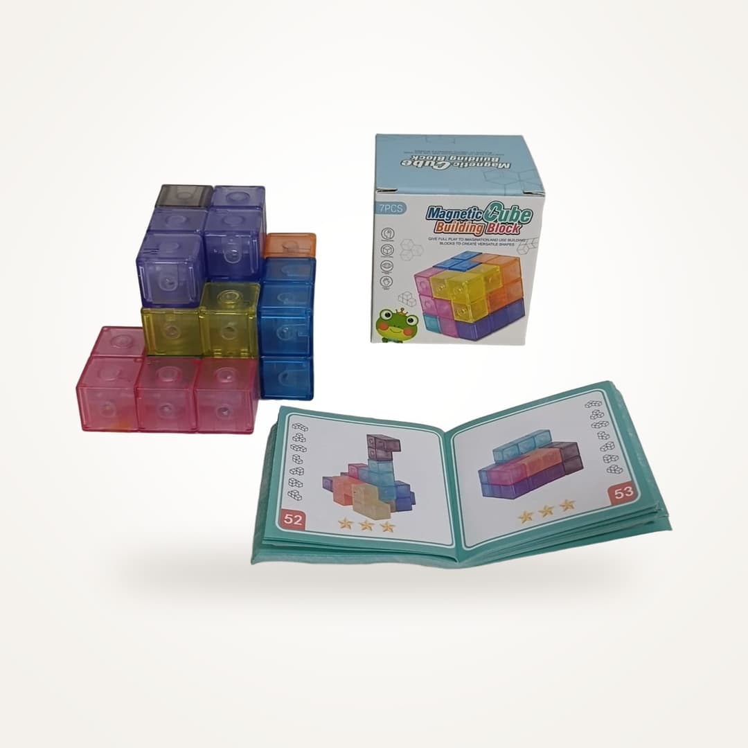 Cube Magnétique à Construire 7 Pièces
