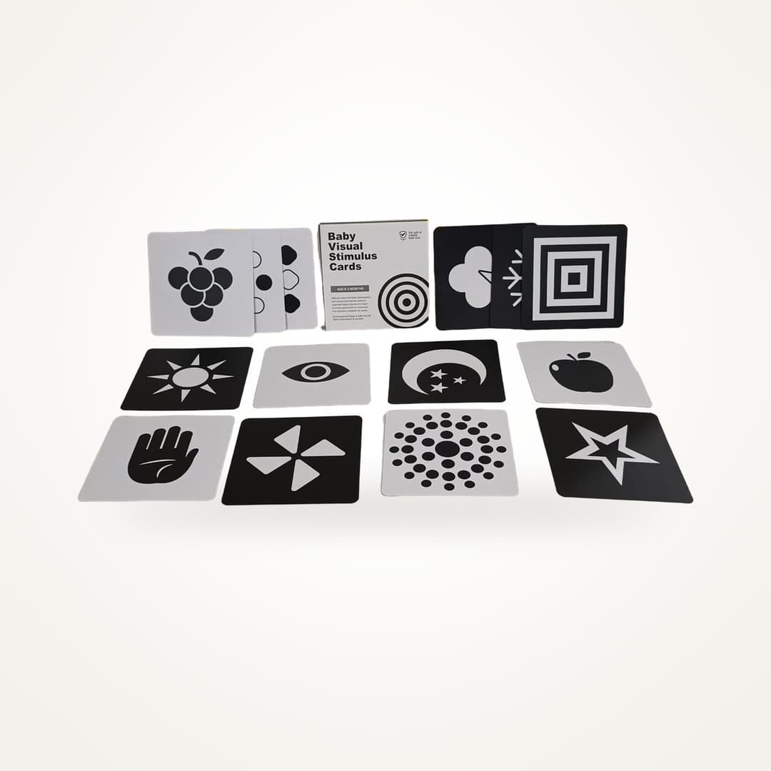 Cartes de Stimulation Visuelle Noir et Blanc