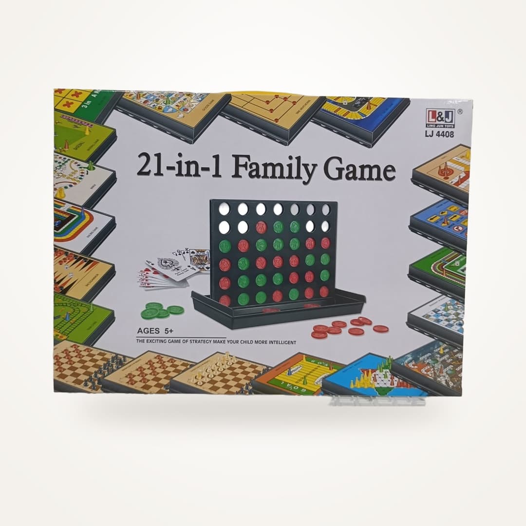 Coffret 21 Jeux en 1 Famille