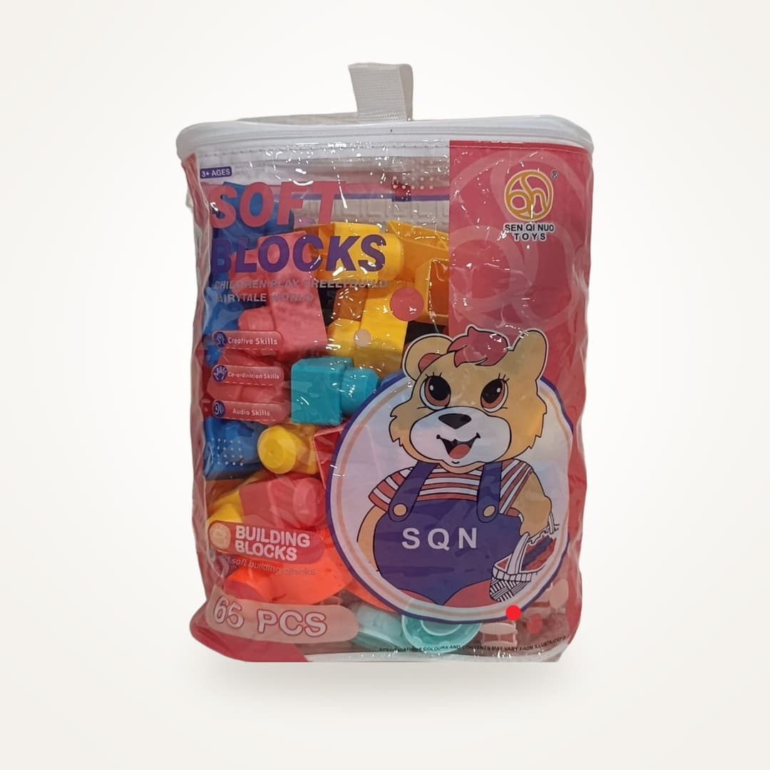 Briques Souples Ourson 66 Pièces