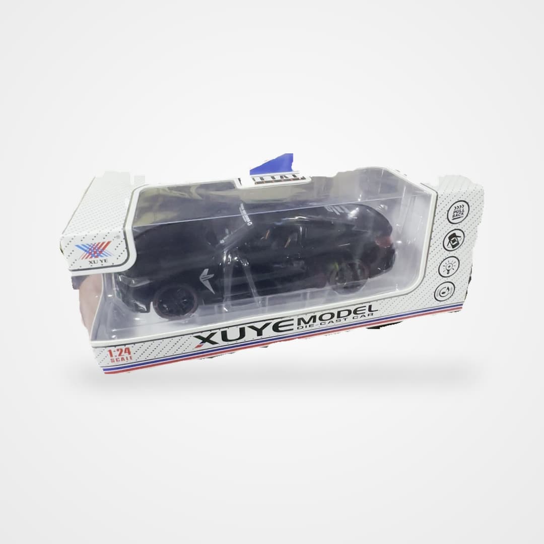 Voiture miniature métal XUYE Model 1:24 — sons et lumières