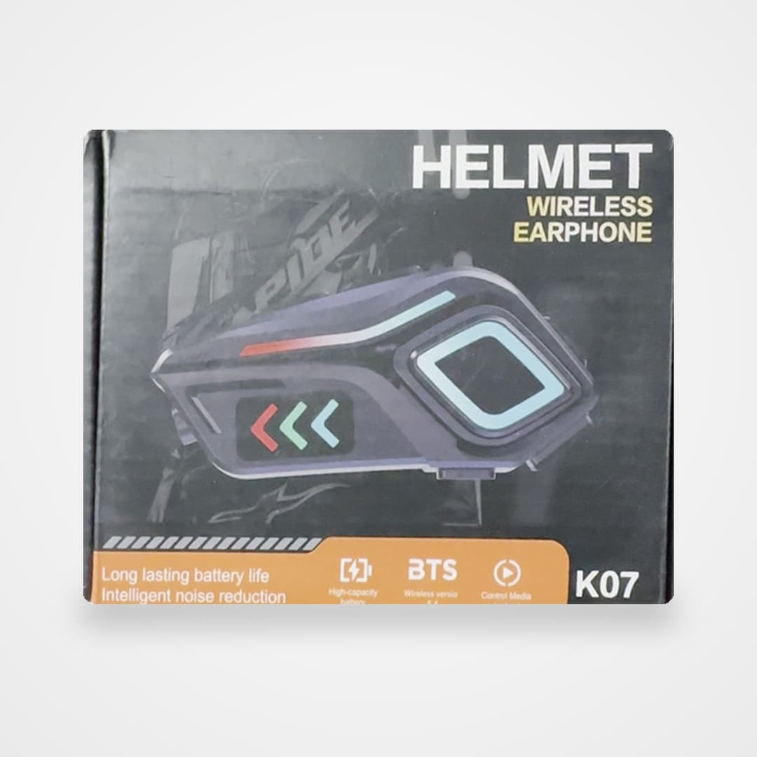 Écouteur Bluetooth pour casque moto K07 — réduction de bruit